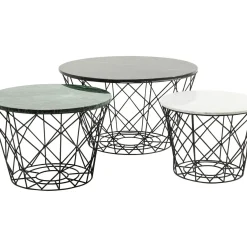 Tables Basses East Coast Rond (Jeu De 3)