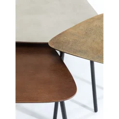 Tables Basses Loft Triangle Vintage (Set De 3)