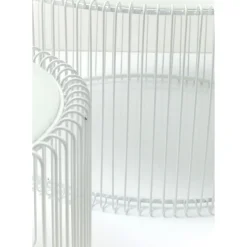 Tables Basses Wire Blanches (Set De 2)