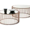 Tables Basses Wire Cuivre (Set De 2)