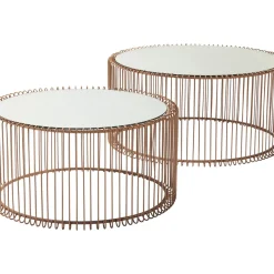 Tables Basses Wire Cuivre (Set De 2)