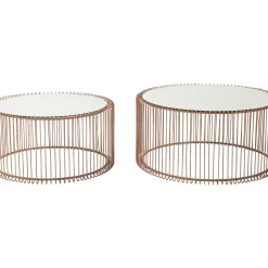 Tables Basses Wire Cuivre (Set De 2)