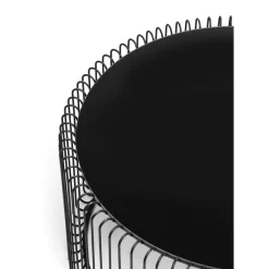 Tables Basses Wire Noir (Set De 2)