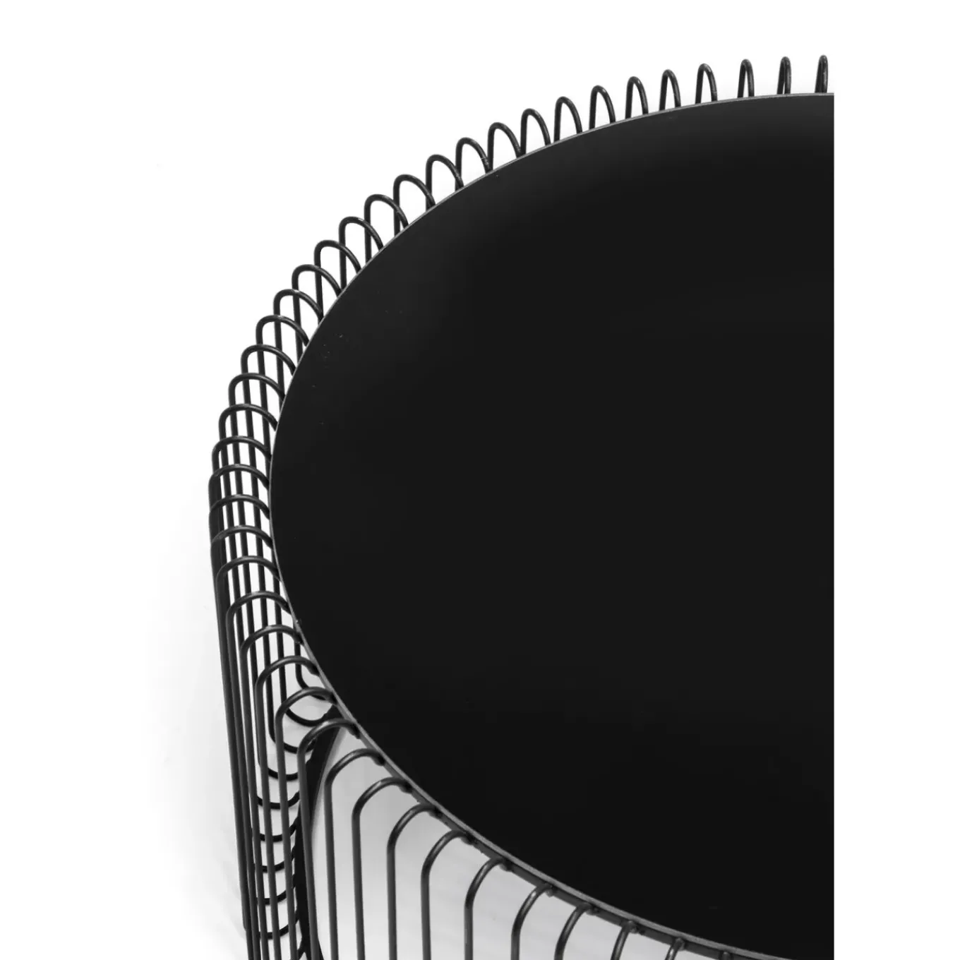 Tables Basses Wire Noir (Set De 2)