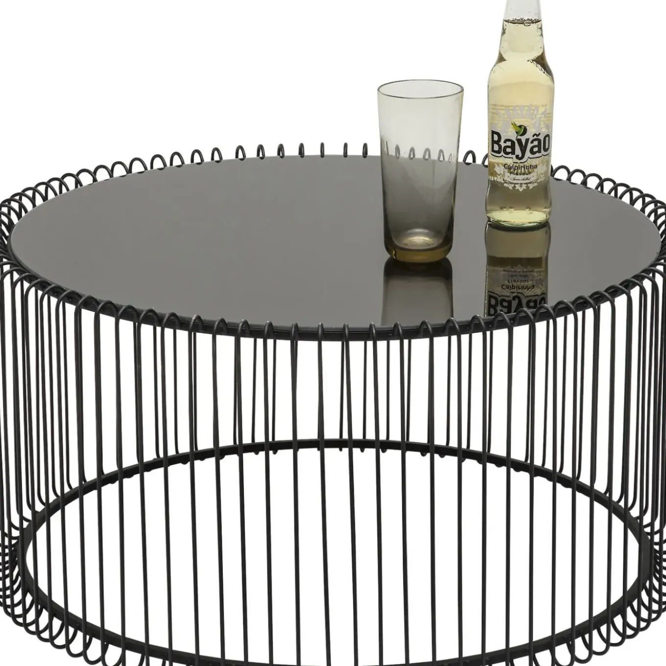Tables Basses Wire Noir (Set De 2)
