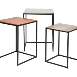 Tables D Appoint Loft Square Vintage (Jeu De 3) 41