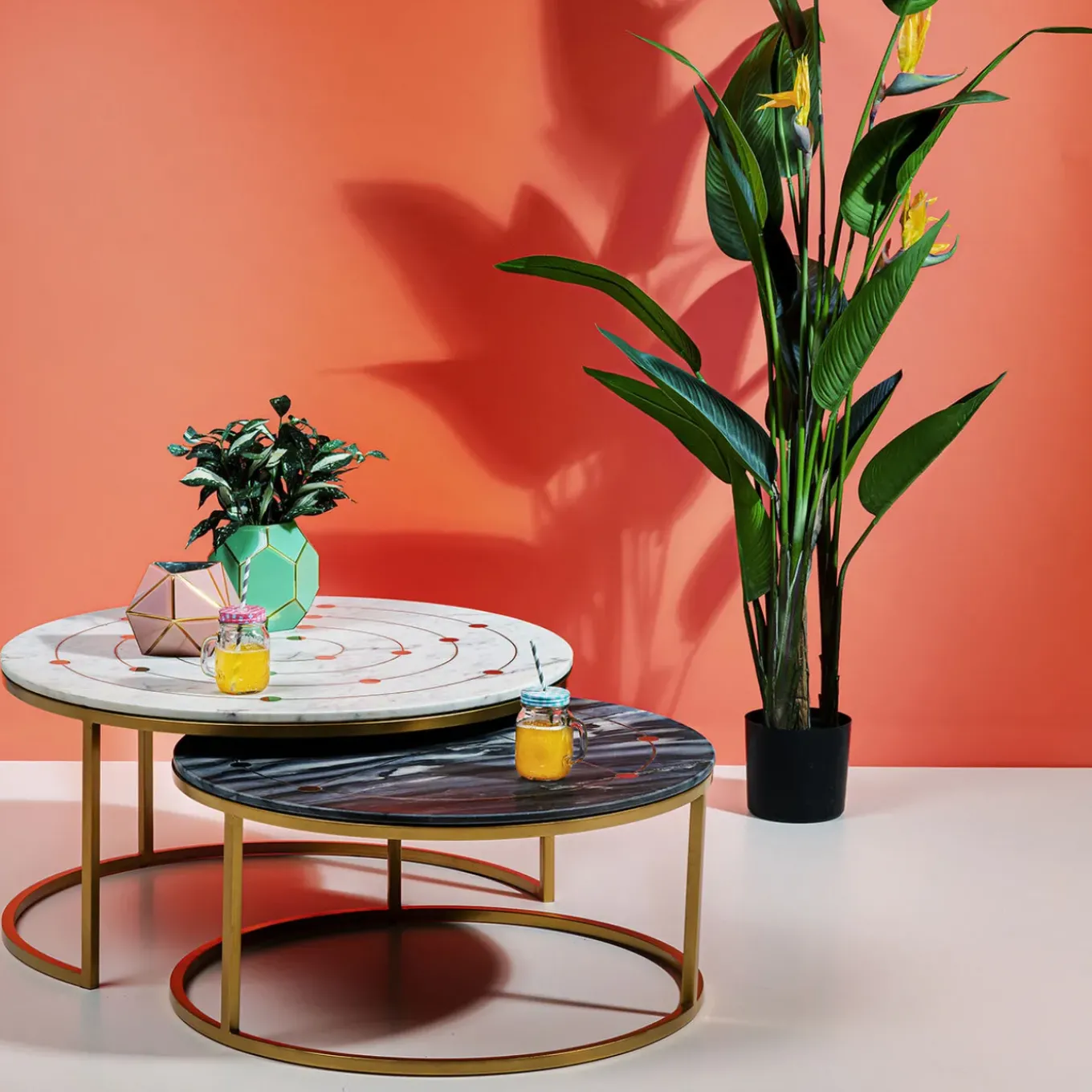 Tables D Appoint Mystic Rond (Jeu De 2)