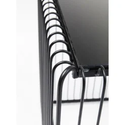 Tables D Appoint Wire Carre Noir 45X45Cm (2/Set)