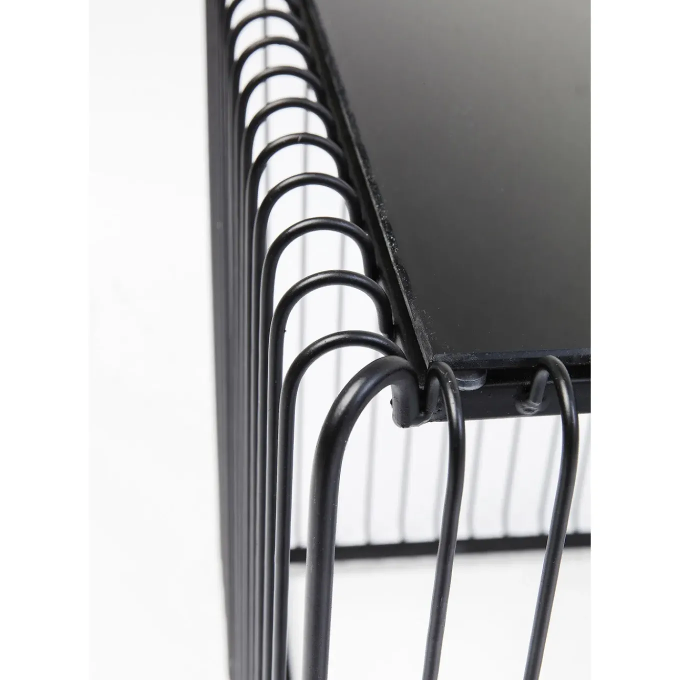 Tables D Appoint Wire Carre Noir 45X45Cm (2/Set)