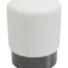 Tabouret Cherry Boucle Creme Smoke O35Cm