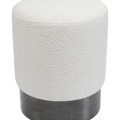 Tabouret Cherry Boucle Creme Smoke O35Cm