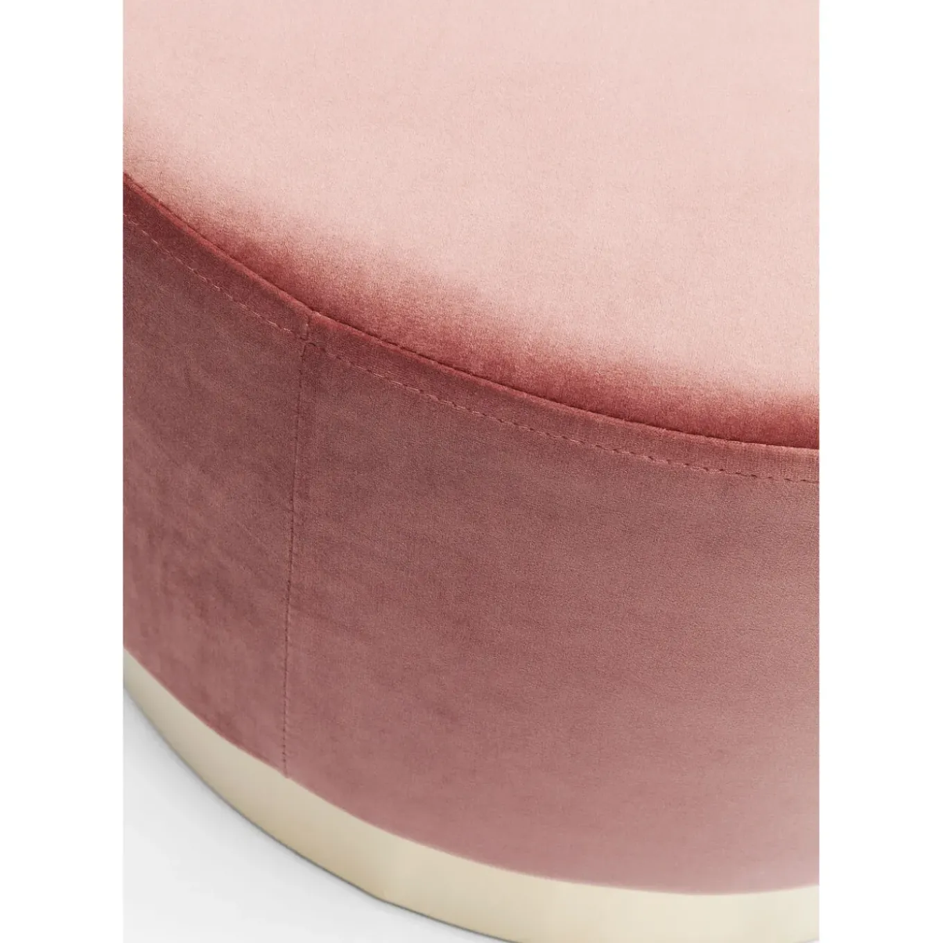 Tabouret Cherry Mauve Laiton O55Cm