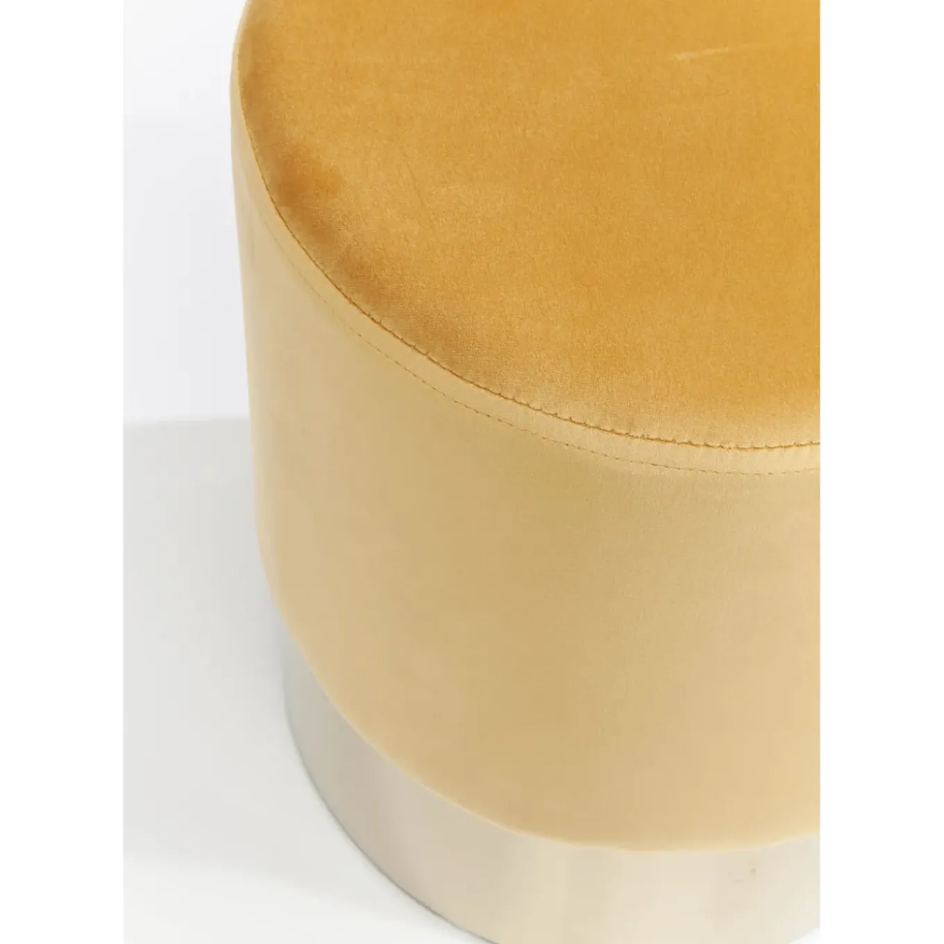 Tabouret Cherry Orange Laiton O35Cm