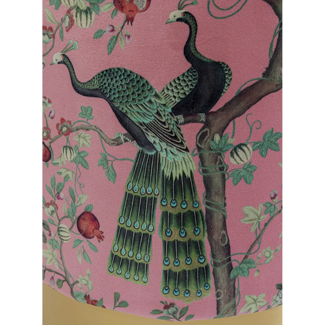 Tabouret Cherry Peacock Laiton O32Cm