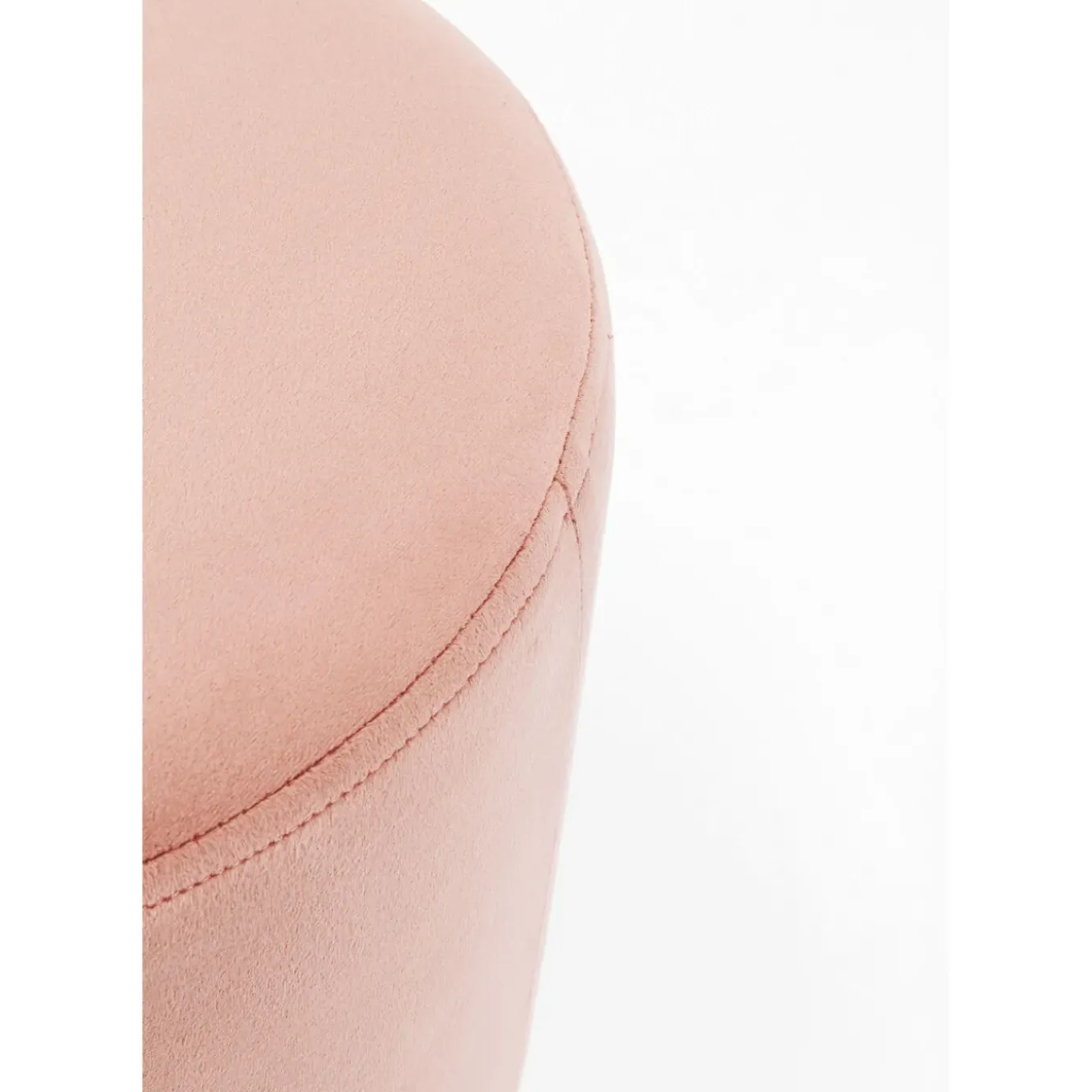 Tabouret Cherry Vieux Rose Laiton O35Cm