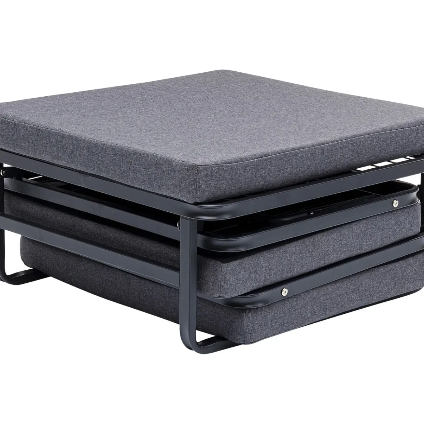 Tabouret Convertible Brenda Gris-Cover Gris 76X7
