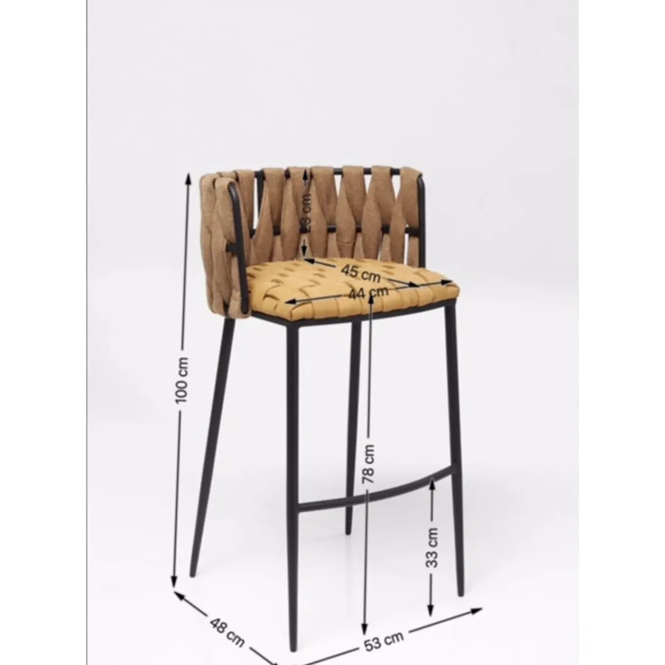 Tabouret De Bar Cheerio Jaune