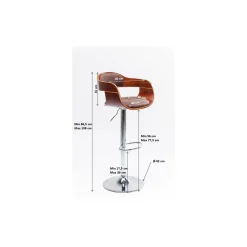 Tabouret De Bar Monaco Choco