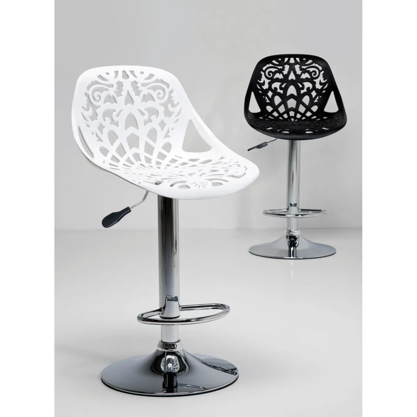 Tabouret De Bar Ornament Blanc