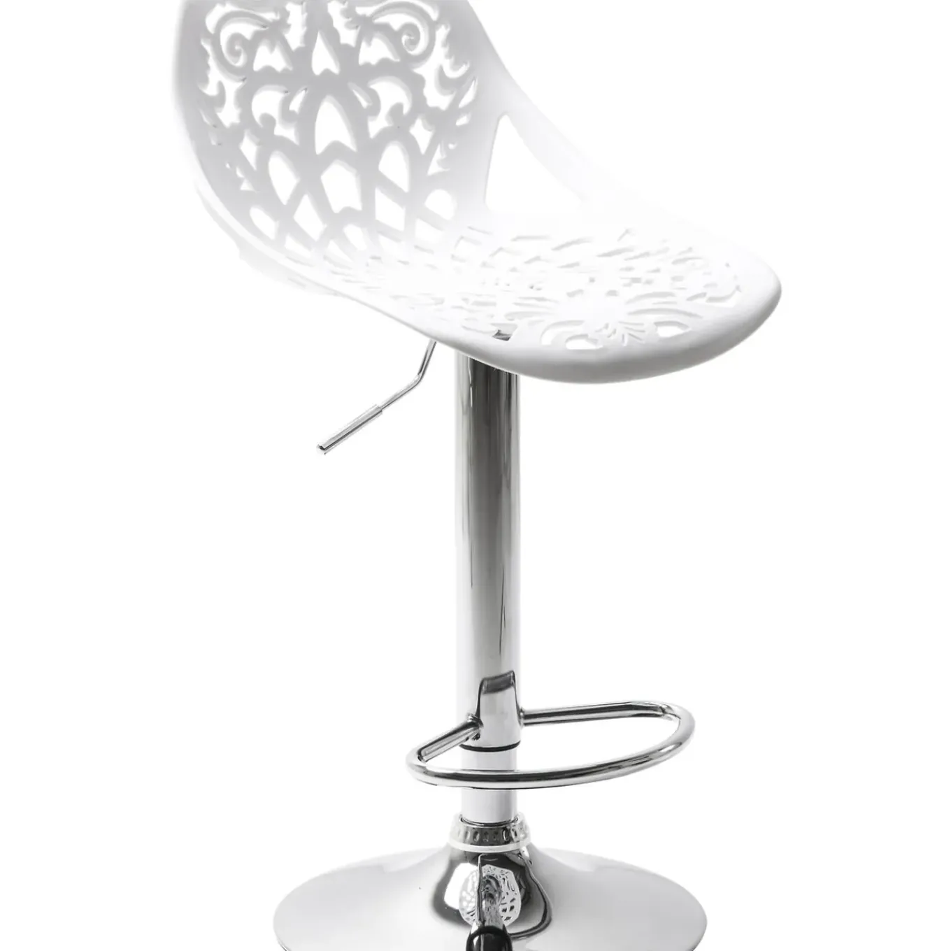 Tabouret De Bar Ornament Blanc