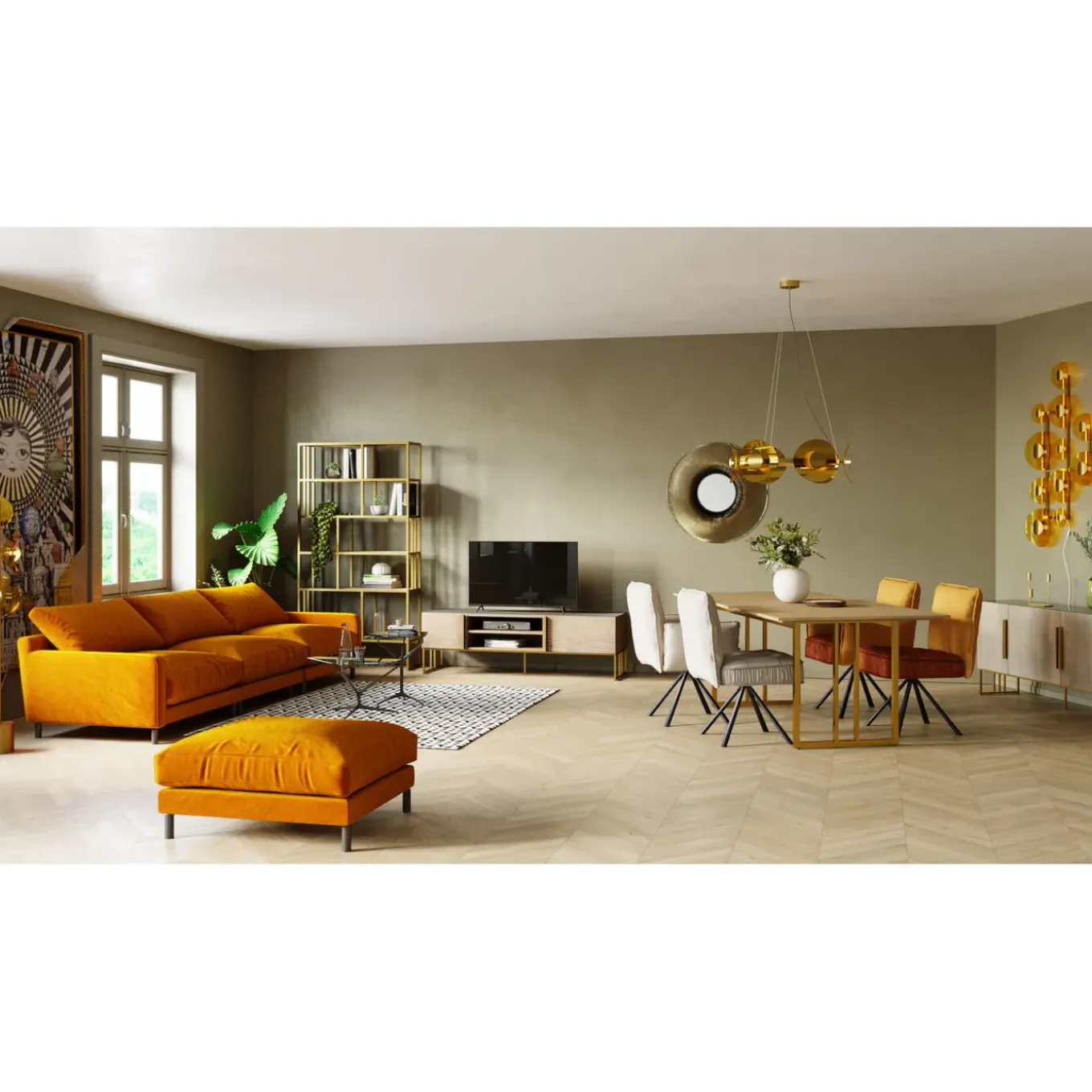 Tabouret Discovery Ambre