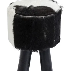 Tabouret Flint Stone Noir O35Cm