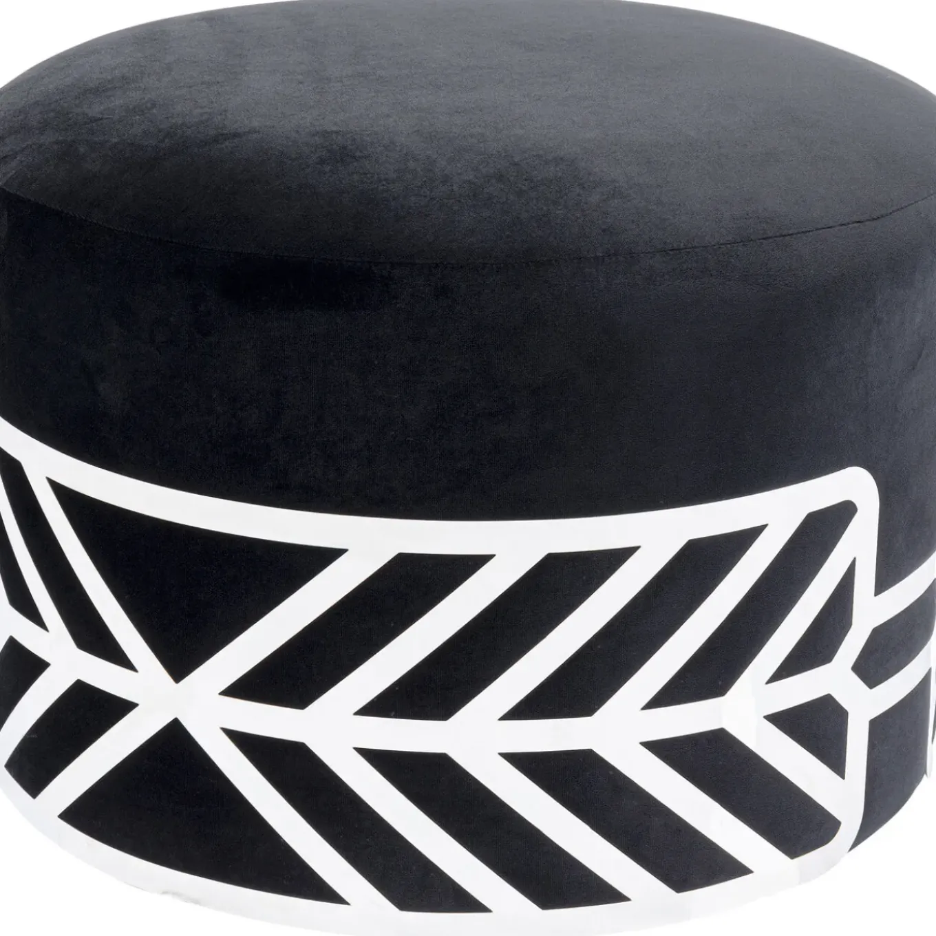 Tabouret Jenna Noir O61Cm