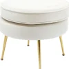 Tabouret Water Lily Beige O50Cm