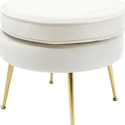 Tabouret Water Lily Beige O50Cm