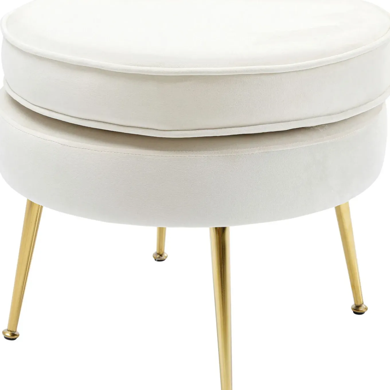 Tabouret Water Lily Beige O50Cm