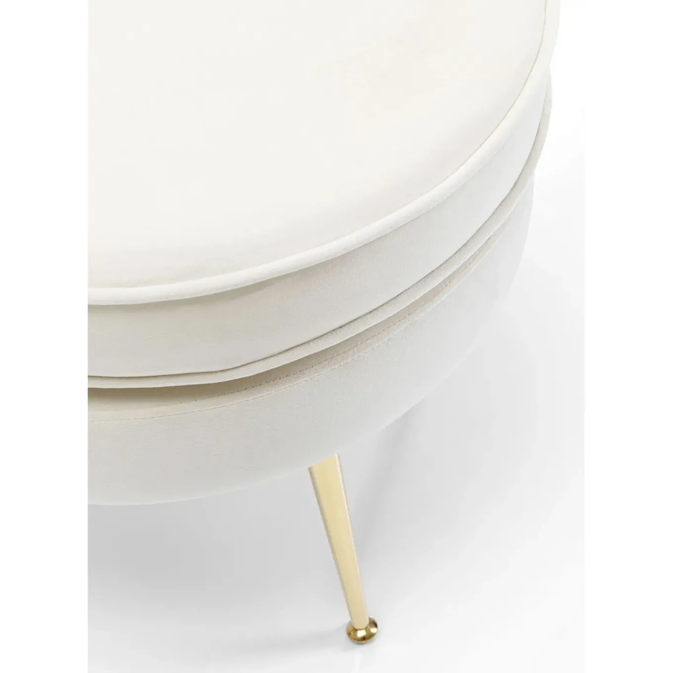 Tabouret Water Lily Beige O50Cm