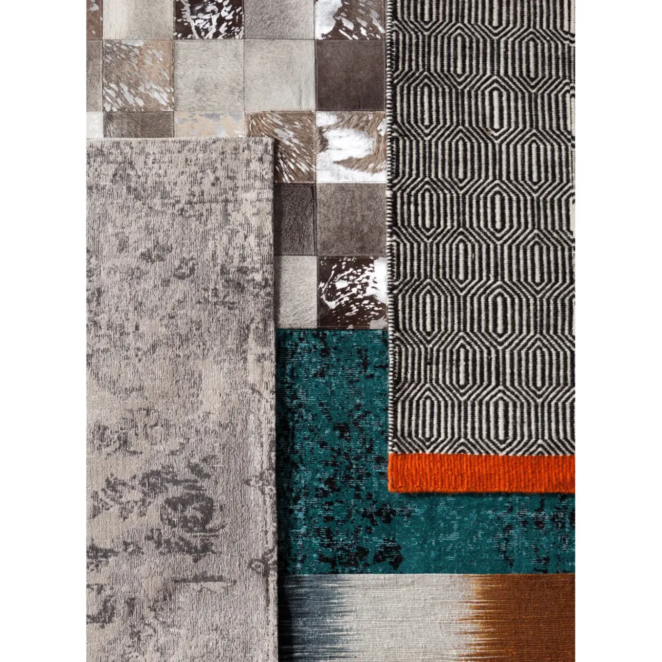 Tapis Cosmo Fur Gris 170X240Cm