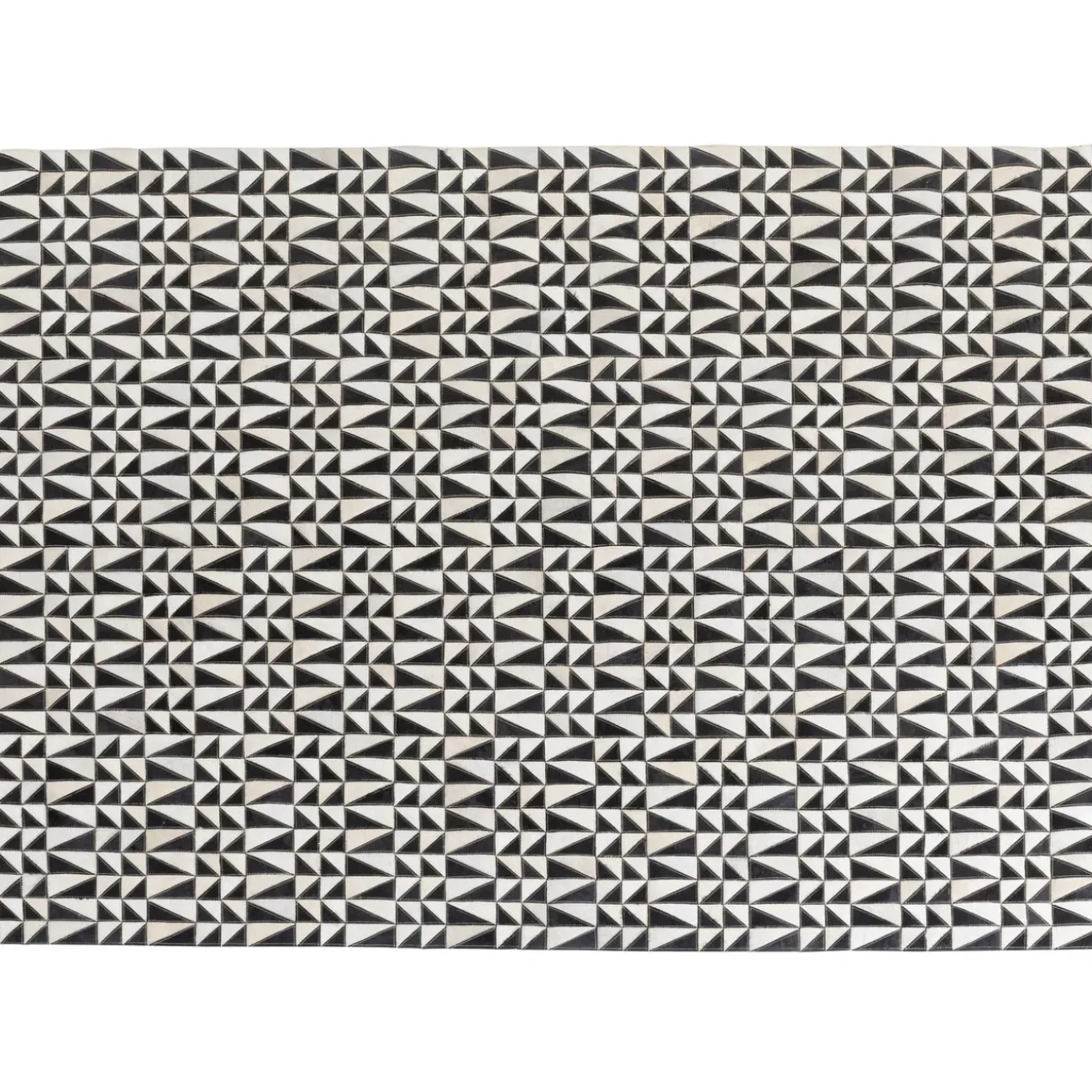 Tapis En Cuir Zigzag 170X240Cm