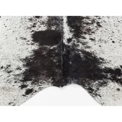 Tapis Hide Noir-Blanc 219X242Cm