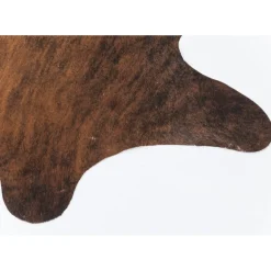 Tapis Hide Noir-Marron 232X255Cm
