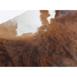 Tapis Hide Noir-Marron 232X255Cm