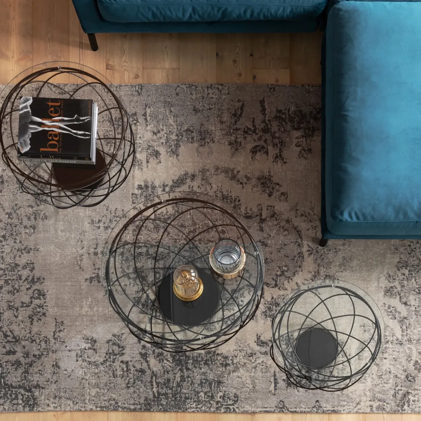 Tapis Kelim Pop Gris 170X240Cm