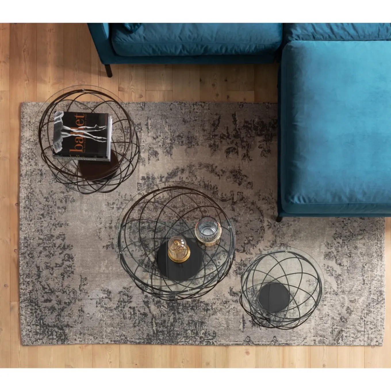 Tapis Kelim Pop Gris 170X240Cm
