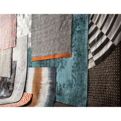 Tapis Kelim Pop Turquoise 170X240Cm