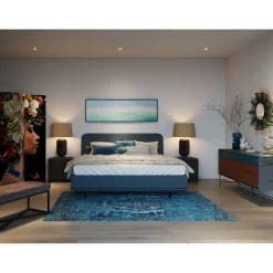 Tapis Kelim Pop Turquoise 170X240Cm