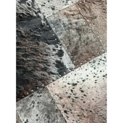 Tapis Squares Gris 170X240Cm