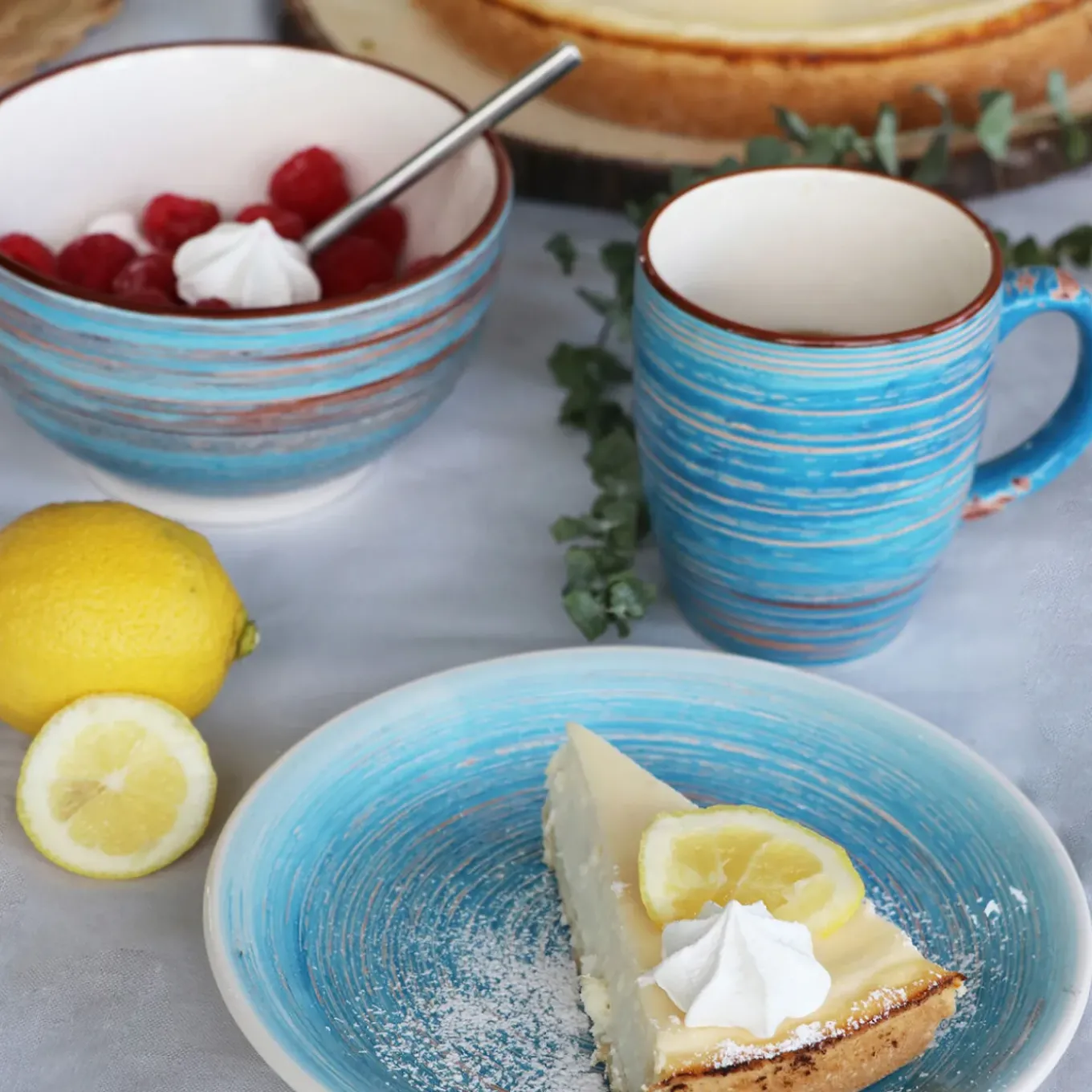Tasse Swirl Bleu