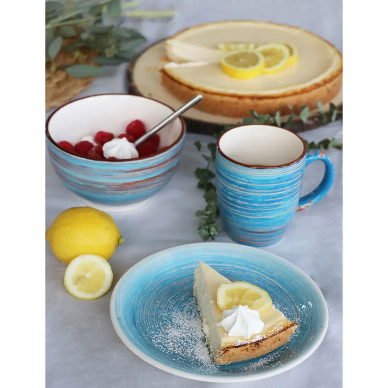 Tasse Swirl Bleu