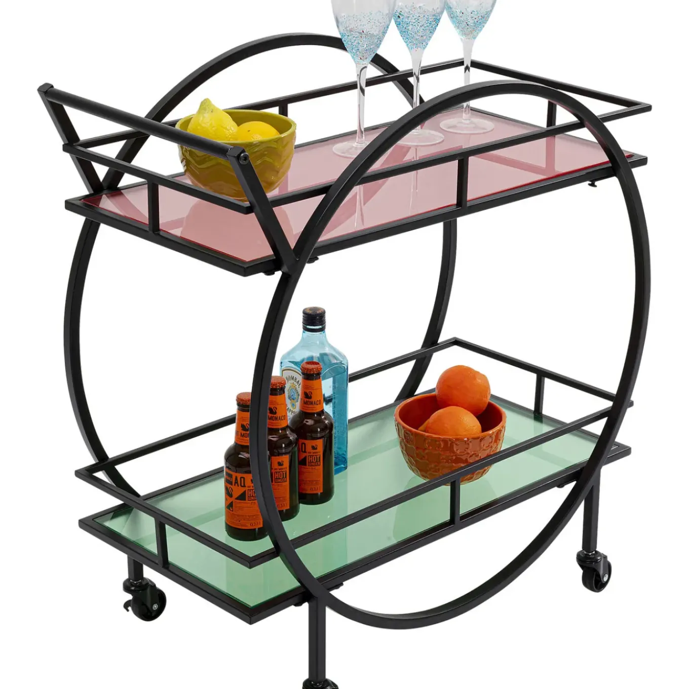Tea Cart Rainbow Rond