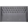 Tete De Lit Benito Moon Gris 180Cm