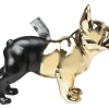 Tirelire Bulldog Dore-Noir
