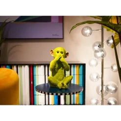 Tirelire Monkey Iwazaru Citron Vert