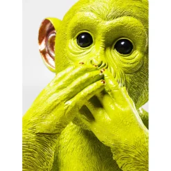 Tirelire Monkey Iwazaru Citron Vert