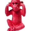Tirelire Monkey Kikazaru Rouge