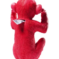Tirelire Monkey Kikazaru Rouge